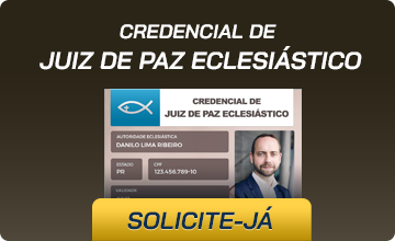 Credencial de Juiz de Paz Eclesiástico