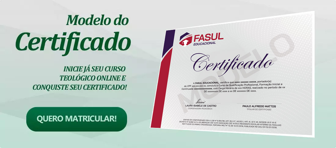 Modelo do Certificado de Teologia